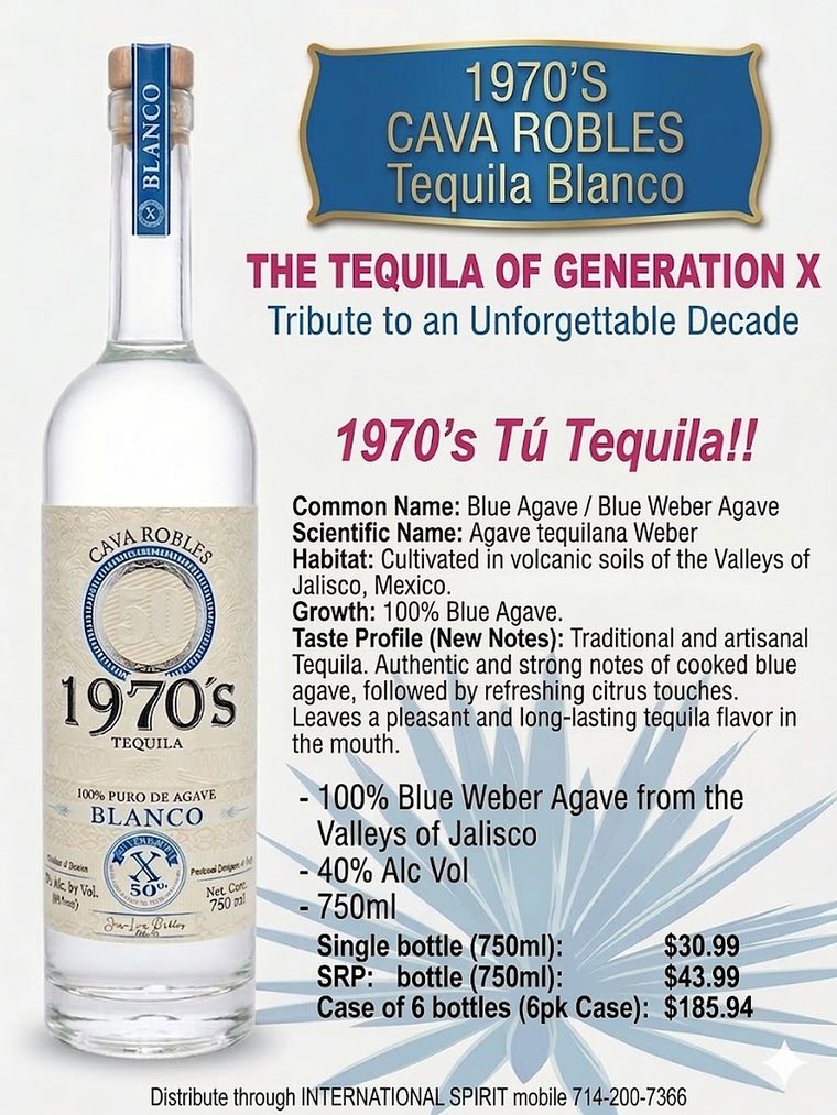 Cava Robles · 1970’s Tequila Blanco
